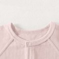thumbnail image 6 of Fesfesfes Baby Toddler Kids Short Sleeve Cotton Romper Jumpsuit with Collar, Cute Solid Color Button Down Onesie Outfit for Daily Summer Play Wear Kids 0-18 Months Old., 6 of 6