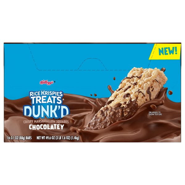 Kellogg's Rice Krispies Treats Dunk'D, 3.1 Ounces per Pack Walmart