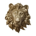 thumbnail image 4 of Esquirla Polyresin Animal Head Wall Statue Plaque Wall Mounted Decorative Wall Ornament Wall Figurine for Farmhouse Decor Multipurpose Lion, 4 of 8