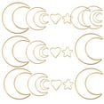 thumbnail image 1 of Miangastore Craft Hoops 20Pcs Metal Dreamcatcher Rings Long Lasting Shine Heart Shape, 1 of 8
