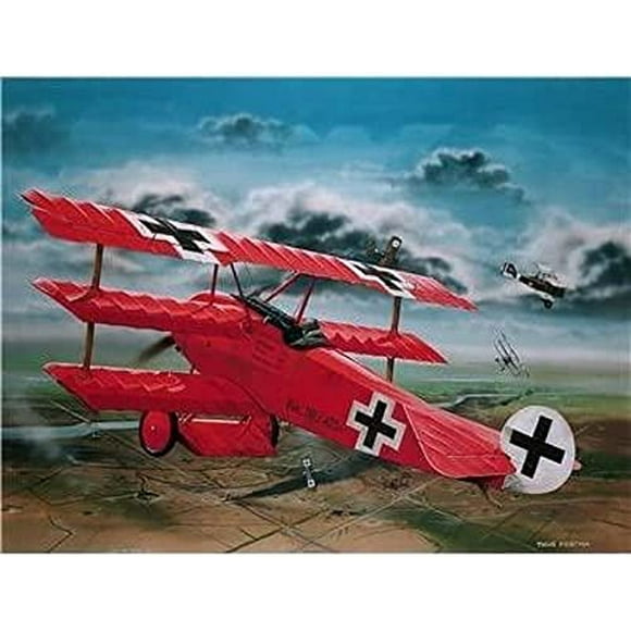 Fokker DR. I Manfred von Richthofen (04744) 1:28 Scale Airplane Plastic Model Kit