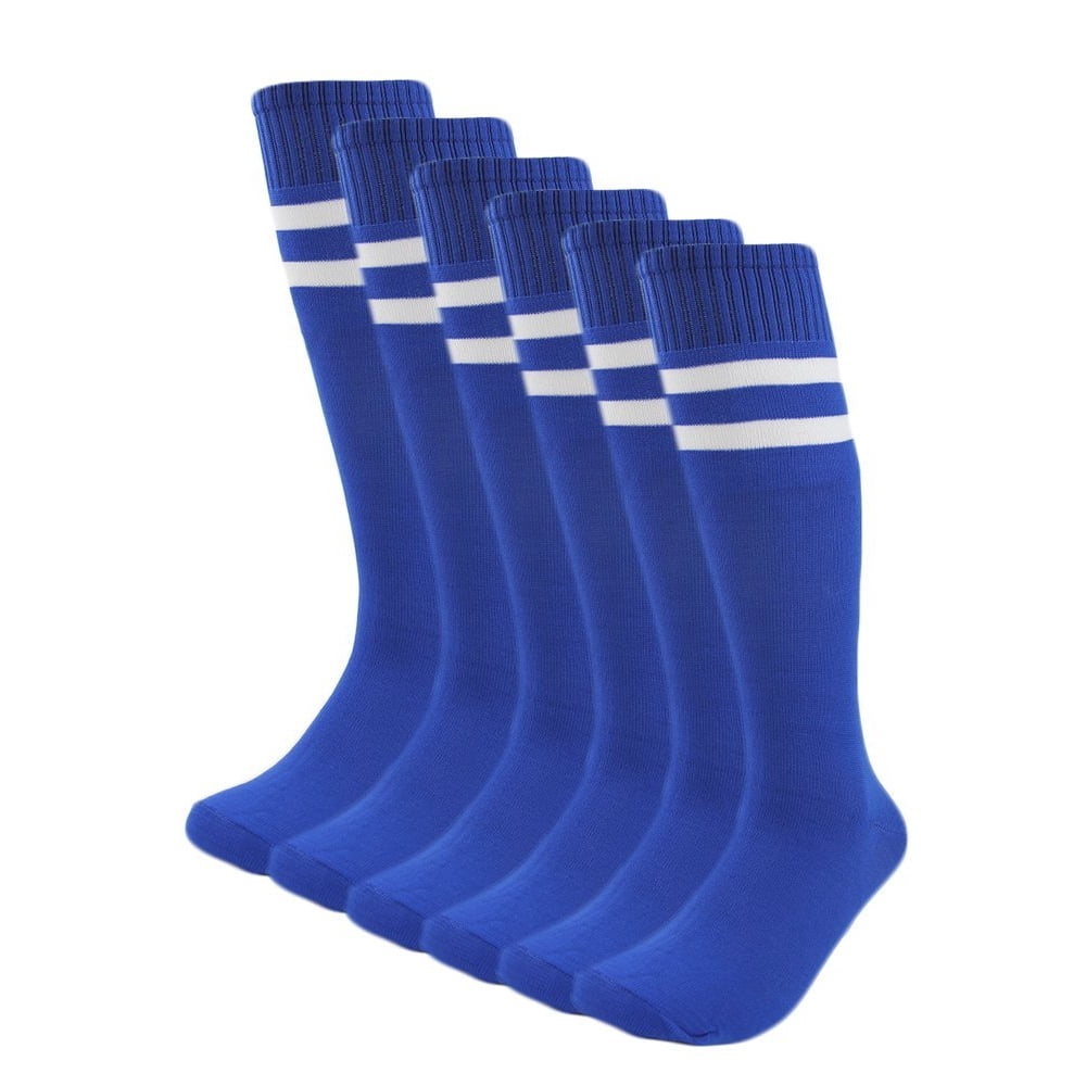 Fomann Kids Soccer Socks 4 Pack Boys Girls Cotton Team Socks Teens