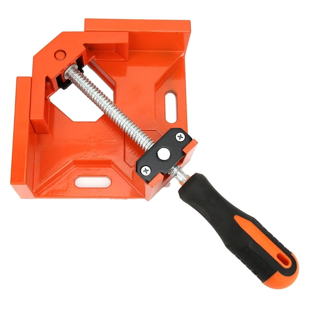 Abrazadera De Soldadura, Abrazadera De Esquina De 90 Grados, Mango Antideslizante De ángulo Recto, Suministro De Carpintero Para Marcos Fijos, Juntas De Marcos De Herramientas De ZAQW Right Angle Welding Clamp