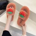 thumbnail image 1 of Pantuflas peludas, zapatos de mujer para primavera y otoño, pantuflas de fondo grueso para el hogar, zapatos cálidos de piel, pantuflas para mujer, pantuflas de talla grande para mujer 42 Gao Jinjia LED, 1 of 2