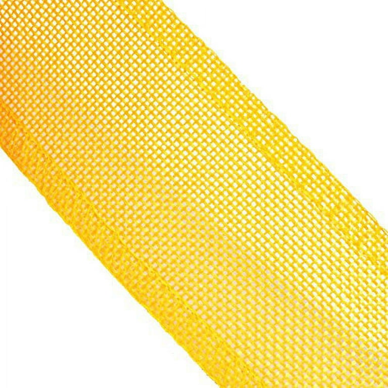 Yellow Burlap Ribbon 2 Inch 2 Rolls 20 Yards Unwired Rustic Jute Ribbon for  Crafts, Mason Jars, Weddings, Party Decoration; by Mandala Crafts 
