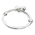 thumbnail image 2 of Naierhg Bracelet Embossing Design Adjustable Jewelry Bell Pendant Baby Bangle for Toddler, 2 of 8
