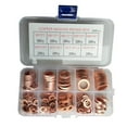 thumbnail image 4 of Copper Washer Gasket Set Flat Ring Seal Assortment Kit with Box for Sump, 4 of 10