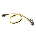 thumbnail image 3 of PCIe Cable 6 Pin Male to 8 Pin (6+2) Male GPU Power Supply Cable PCI Express Power Adapter Cable 520mm/20.5", 3 of 6