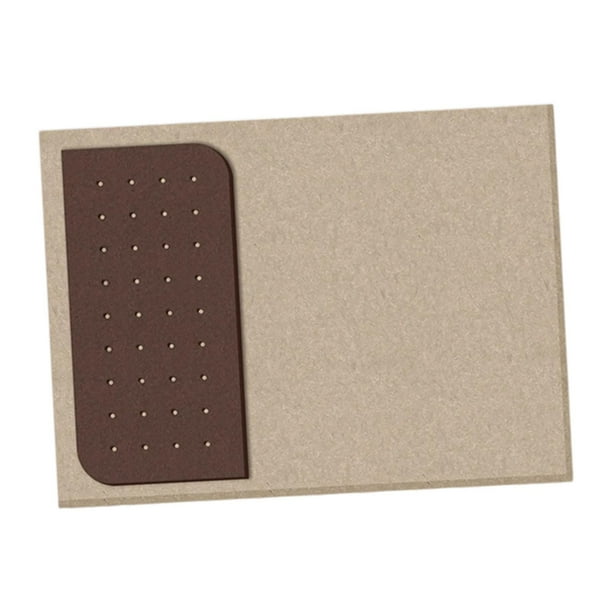 Tablón de anuncios de corcho, tablero de corcho colgante de madera con avisos push, tablero de mensajes para notas de visión, notas de memorando, 40x60
