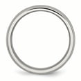 thumbnail image 2 of Titanium Beveled Edge 6mm Stone and Brushed Band Ring 7.5 Size, 2 of 6