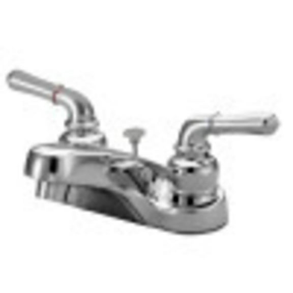 Kingston Brass Magellan Two Handle 4" Centerset Lavatory Faucet with Brass Pop-up
