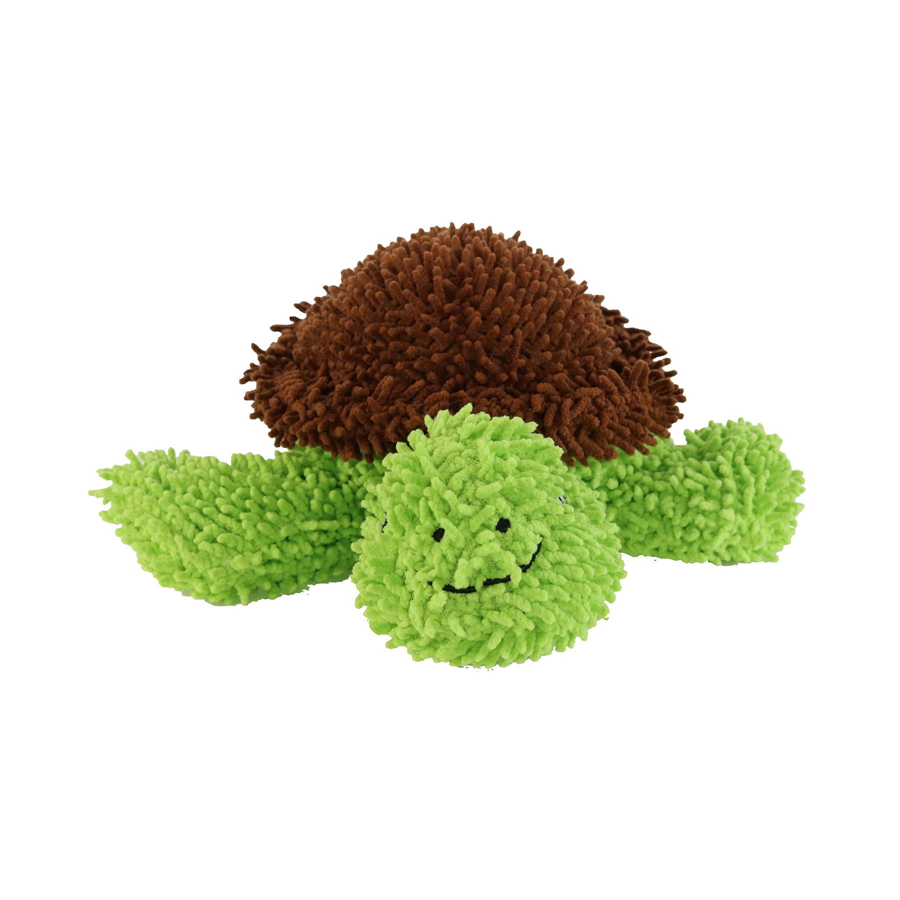 Mighty Microfiber Ball Med Turtle, Durable Squeaky Dog Toy