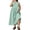 Green 02, variant on Karymi Plus Size Bow Keyhole Sleeveless Midi Dress, High Waist A-Line Casual Flowy Summer Dress with Pockets Sundress