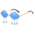 thumbnail image 3 of personalized raindrop frameless sunglasses  cloud sunglasses party funny ocean sunglasses, 3 of 7
