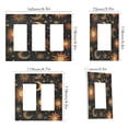 thumbnail image 2 of Yayeee Rocker Switch Wall Plate 3-Gang 6.5"x4.6" Home Decorative Outlet Cover, Sun Moon and Stars Pattern, 2 of 6