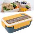 thumbnail image 3 of 1100ml Bento Boxes with Spoon Travel  ToGo Food Containers Bento Boxes and Chopsticks, Reusable Lunch Box  for Student, 3 of 8