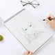 thumbnail image 5 of Cuaderno de dibujo A4, 2 cuadernos de dibujo encuadernados en espiral con tapa dura, material de dibujo, papel con páginas en blanco, adecuado para arte, acuarela, lápiz, 160 g/m², 60 páginas Sincero Electrónica, 5 of 5