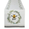 thumbnail image 2 of Design Imports 753411 Reversible Embellished Table Runner - Bee Kind, 2 of 4
