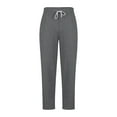 thumbnail image 2 of Ctreela Baggy Sweatpants for Men Drawstring Jogger Athletic Tapered Pants Elastic Waist Running Workout Track Pants, 2 of 4