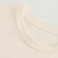 thumbnail image 5 of Easter Outfits for Girls Cotton Short Sleeve T-shirts Cute Rabbit Printed Graphic Tees Kids Tween 3-16 Years (13-14 Years, Beige), 5 of 6