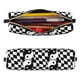 thumbnail image 2 of Balery Ying Yang Checkered Estuche de Lápices de Cuero Impreso, Estuche para Suministros de Arte, Estuche de Lápices con Cremallera, Estuche de Almacenamiento de Papelería, 2 of 7