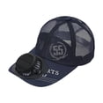 thumbnail image 1 of Sombrero de golf ajustable con visera solar y ventilador desmontable para verano Marina de guerra, 1 of 9
