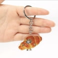 thumbnail image 4 of Colgante De Plátano Gato Feliz Llavero Oloroso Acrílico Transparente Lindo Bolso De La Pareja Regalo, 4 of 4