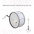 thumbnail image 3 of Baqueta de bombo duradera con parche de fieltro de lana, accesorio de percusión para banda de música, 3 of 14
