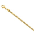 thumbnail image 6 of JewelStop 10K Yellow Gold 6mm Solid Royal Rope Chain with Diamond Cut Finish and Lobster Clasp - 20in, 6 of 7