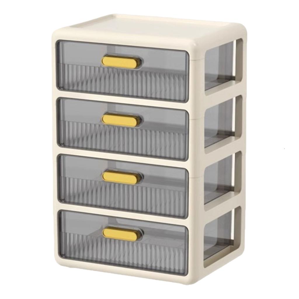 HONCLL Elegant Multitier Desk Drawer Storage Cabinet Home Accessory Office Supplies for Efficient Workspaces Organization