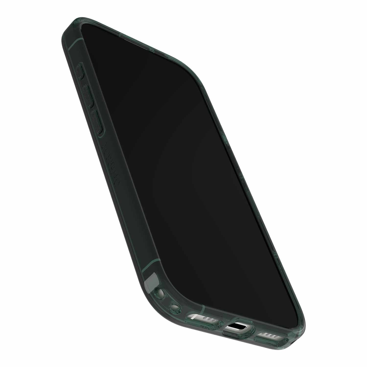 OtterBox Étui Symmetry Clear MagSafe avec Contrôle de la Caméra Golden Bloom (Vert) pour iPhone 17