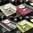 thumbnail image 5 of Ayyufe Placemat Rectangle Heat Insulation Mat Kitchen Dining Table Pad for Restaurant, 5 of 7