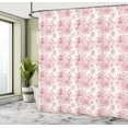 thumbnail image 4 of Ambesonne Vintage Botany Shower Curtain, English Flora Garden, 69"Wx70"L, Pale Rose Pale Ruby, 4 of 4