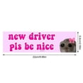 thumbnail image 2 of ZHXXCUM Nice Driver Car Sticker, New Driver Please Pay Attention to Manners, Stickers for Learning to Drive, Funny New Driver Car Stickers, Essential Signs for Learning to Drive, 2 of 7