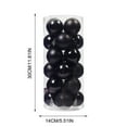 thumbnail image 2 of Fiudx Adornos Navideños, Plástico Irresistible, Juego de Decoración para Árbol Festivo, Elegantes Bolas Colgantes para Fiestas, Ideal para Bodas En Casa, Ideal para Toda La Familia, Paquete Variado d, 2 of 2