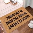 thumbnail image 4 of TIELUTT Interesting Doormat for Decorative Door Mat Welcome Mat Doormat Floormat Party Daily for Front Area Rugs 8x5 Christmas Throw Blanket for Couch Couch Throw Room Rugs for Bedroom Soft Area Rug, 4 of 5