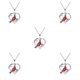 thumbnail image 1 of Minnieouse Corazón colgante collar cuello cadena novias hija gargantilla aniversario parejas joyería compromiso vacaciones cumpleaños Tipo 3 5piezas Minnieouse CBP188093, 1 of 6