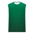 thumbnail image 3 of Xysaqa Men's Cool Gradient Muscle Tank Tops, Mens Gym Bodybuilding Running Athletic T-Shirts Summer Beach Sleeveless Workout Shirt for Men S-2XL Summer Savings, 3 of 3