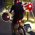 thumbnail image 3 of Bangcool Round Rear Bike Light Set USB Rechargeable Bicycle Front Light Bike Light Strap, 3 of 10