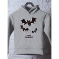 thumbnail image 3 of Flying Bats Happy Halloween  Hoodie Toddler -Image by Shutterstock,  2 Toddler, 3 of 4