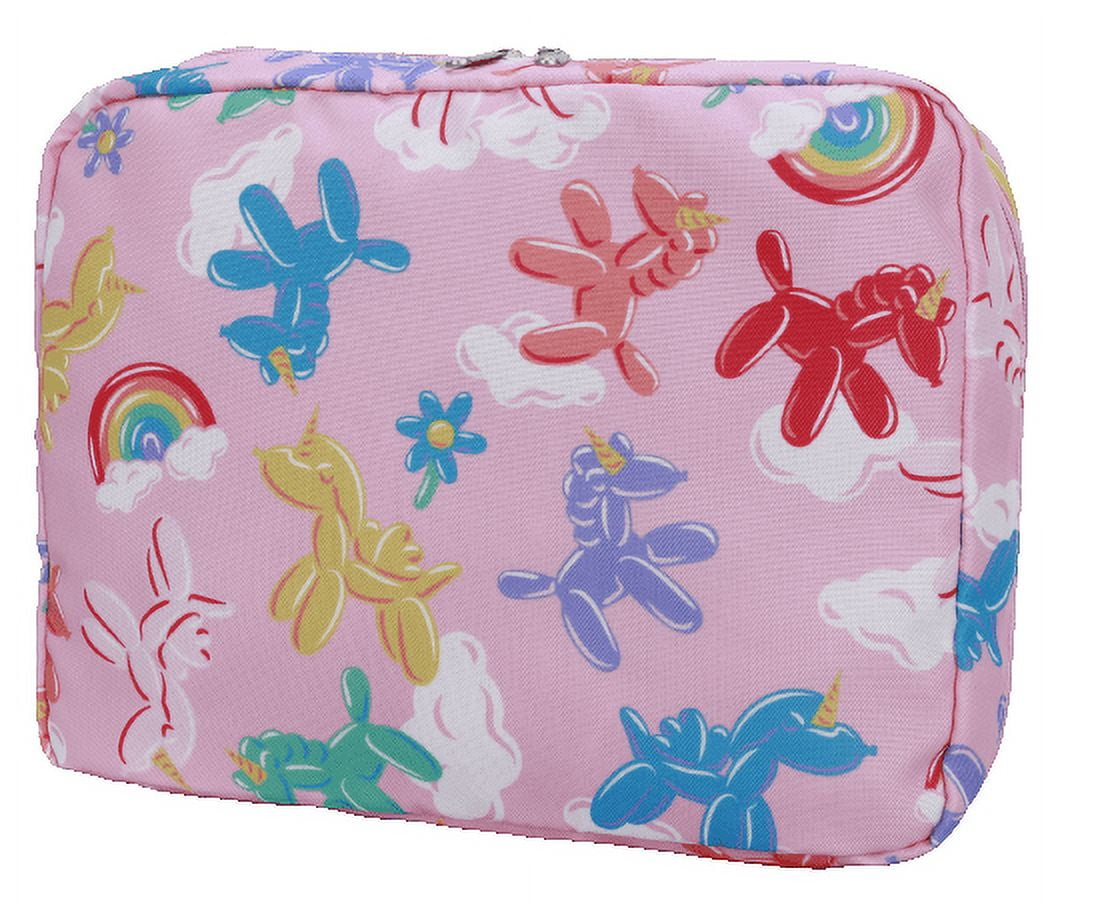 CRCKT 3 Piece Miss Popular 21-inch Softside Carry-On Luggage with Packing Cube and Luggage Tag, Miss Popular Balloon Animals