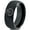 Black Dome Tungsten, variant on Tungsten Family Tree Kids Parents Parenthood Hug Band Ring 8mm Men Women Comfort Fit Black Beveled Edge Polished