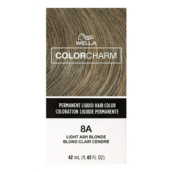 Wella Color Charm Liquid 8A/0740.5 Light Ash Blonde (Pack of 3)