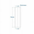 thumbnail image 2 of LUXERAD Silicone Straight Hose , ID 38mm,Length 3"(76mm),4-Ply (5.4mm) Reinforced Turbo/Intake Piping Coupler Industrial Hydraulic Hoses Black, 2 of 6