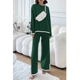 thumbnail image 3 of Conjunto de Suéter de Punto de Dos Piezas para Mujer PRETTYGARDEN Verde Talle S, 3 of 7