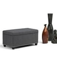 thumbnail image 2 of Simpli Home Amelia Storage Ottoman Bench, 2 of 8