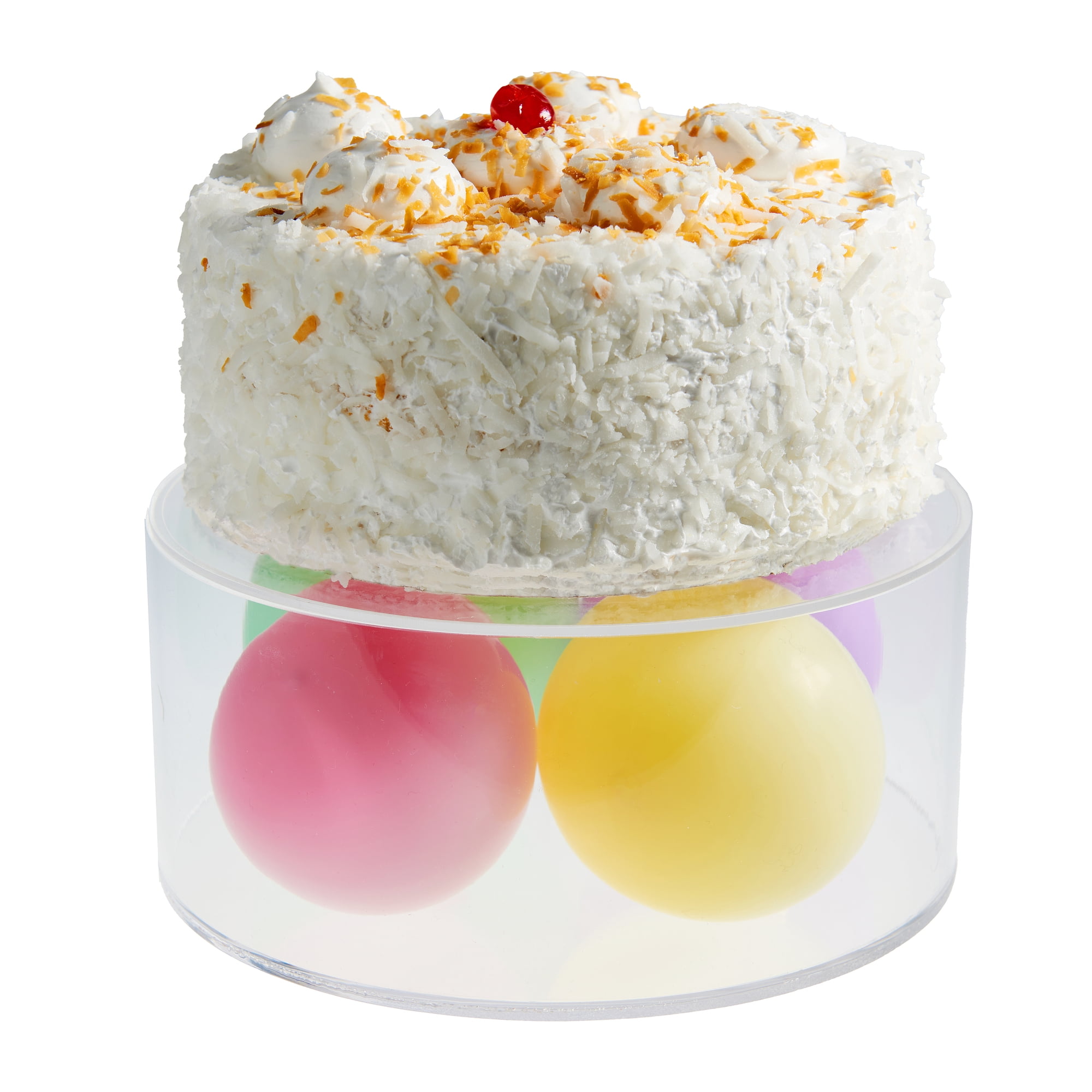 Way To Celebrate 8” x 3” Acrylic Cake Stand, Clear