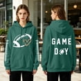 thumbnail image 2 of Football Shirts for Women Rugby Shirt Women Graphic Hoodie Oversized Hoodies for Women Long Sleeve V Neck Tops for Women Hoodies for Women Lightweight Hoodies for Women Fall Sweaters for Women, 2 of 8