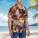 thumbnail image 3 of Balery Abstract Lion Painting Camisas hawaianas de manga corta para hombre, camisas playeras de corte holgado, camisas de vacaciones con botones,3X-Large, 3 of 7