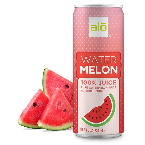 Pack of 12, Alo Pulp Free Watermelon Juice, 10.8 fo